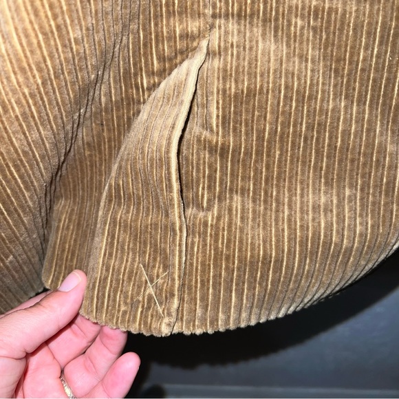 Lands' End Camel Brown Corduroy Cotton Blend Blazer Jacket Size Medium. - Picture 12 of 13